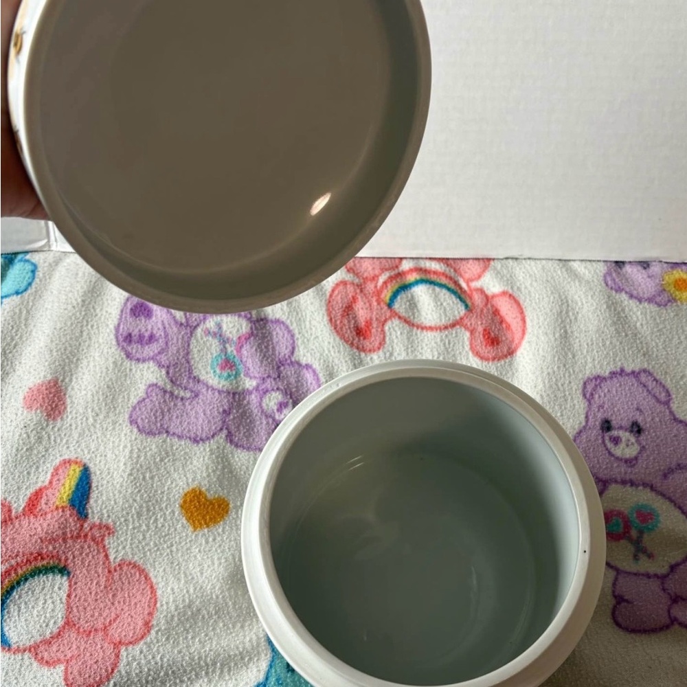 Bee Patterned Ceramic Cookie Jar - Picture 2 of 2